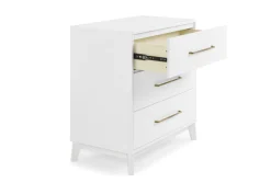 Dressers & Changing Tables|Dressers*Delta Children Spencer 3 Drawer Dresser with Changing Top and Interlocking Drawers Bianca White (130)