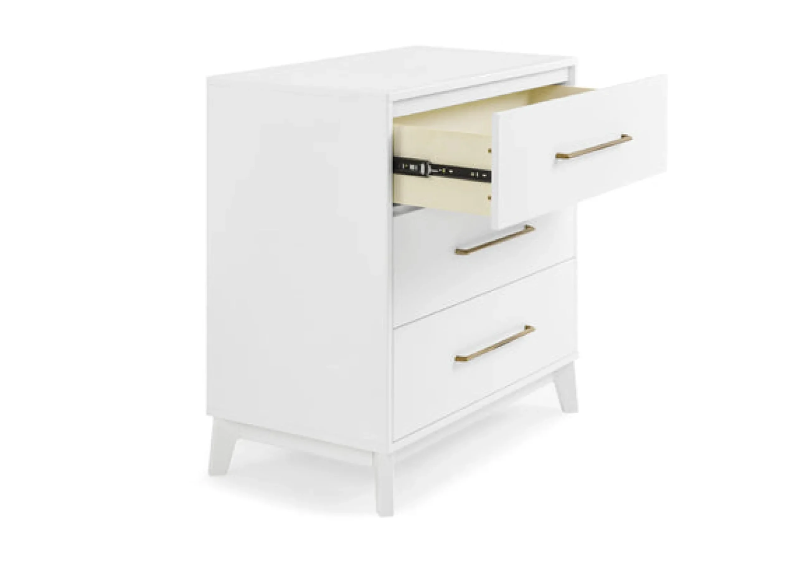 Dressers & Changing Tables|Dressers*Delta Children Spencer 3 Drawer Dresser with Changing Top and Interlocking Drawers Bianca White (130)