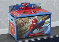 Toy Storage & Bookcases|Book & Toy Storage*Delta Children Spider-Man Deluxe Toy Box