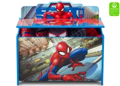 Toy Storage & Bookcases|Book & Toy Storage*Delta Children Spider-Man Deluxe Toy Box