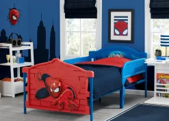 Twin Beds*Delta Children Spider-Man Plastic 3D Twin Bed