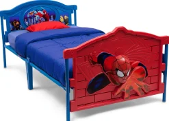 Twin Beds*Delta Children Spider-Man Plastic 3D Twin Bed