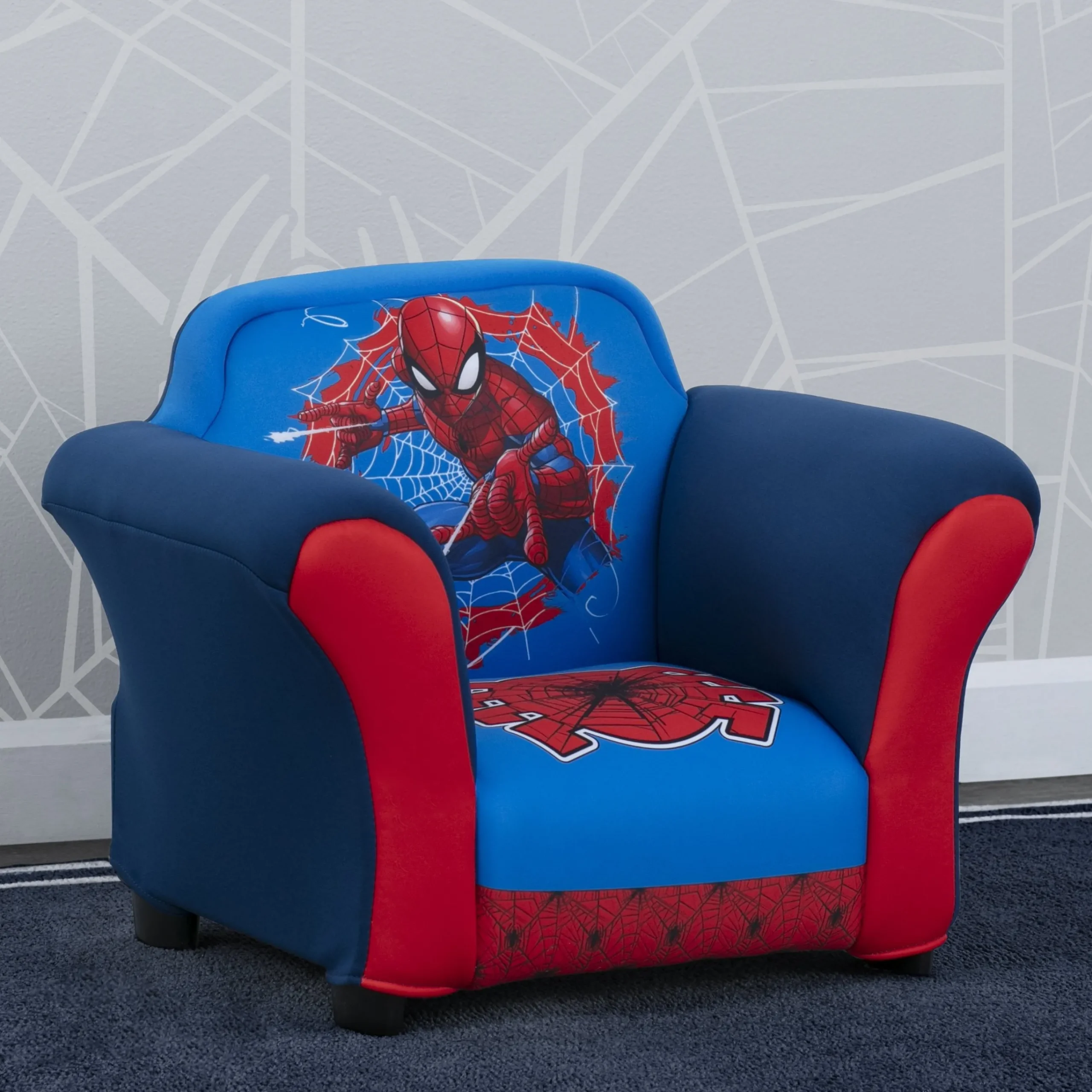 Kids’ Chairs*Delta Children Spider-Man Upholstered Chair with Sculpted Plastic Frame