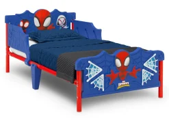 Toddler Beds*Delta Children Spidey and His Amazing Friends 3D Toddler Bed
