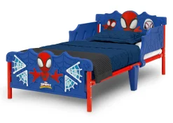 Toddler Beds*Delta Children Spidey and His Amazing Friends 3D Toddler Bed