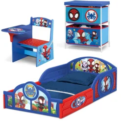 Toddler Beds*Delta Children Spidey and His Amazing Friends 3-Piece Toddler Bedroom Set