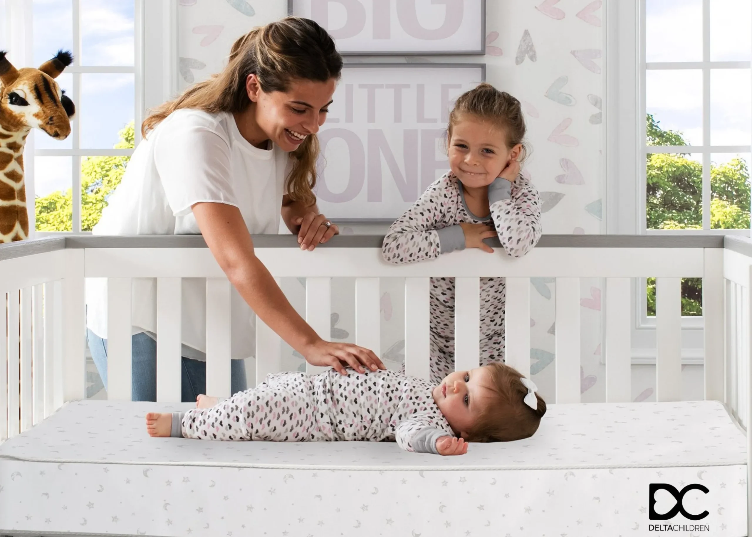 Crib Mattresses|Crib Mattresses*Delta Children Sweet Beginnings Two-Stage Crib and Toddler Mattress