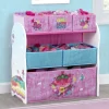 Toy Storage & Bookcases|Book & Toy Storage*Delta Children Trolls World Tour Design and Store 6 Bin Toy Organizer