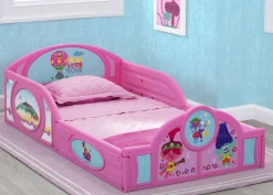 Toddler Beds*Delta Children Trolls World Tour Plastic Sleep and Play Toddler Bed