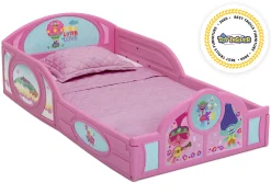 Toddler Beds*Delta Children Trolls World Tour Plastic Sleep and Play Toddler Bed