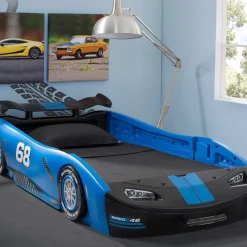 Twin Beds*Delta Children Turbo Race Car Twin Bed