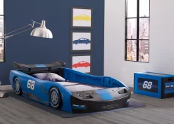 Twin Beds*Delta Children Turbo Race Car Twin Bed