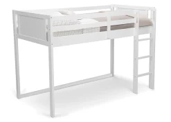 Twin Beds*Delta Children Twin Loft Bed with Guardrail and Ladder