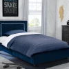 Twin Beds*Delta Children Upholstered Twin Bed