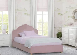 Twin Beds*Delta Children Upholstered Twin Bed
